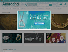 Tablet Screenshot of anuradhaartjewellery.com